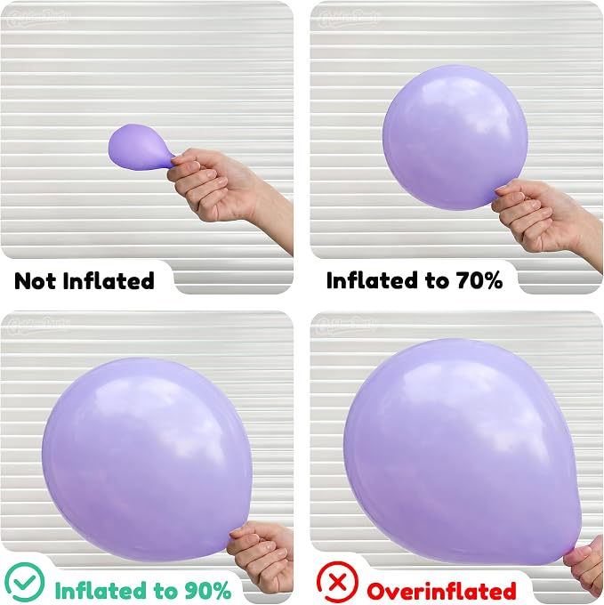 Pink Purple Balloons, Light Pink Purple Balloon - Image 6