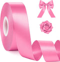 30Yards 1In Hot Pink Satin Ribbon by Fullive