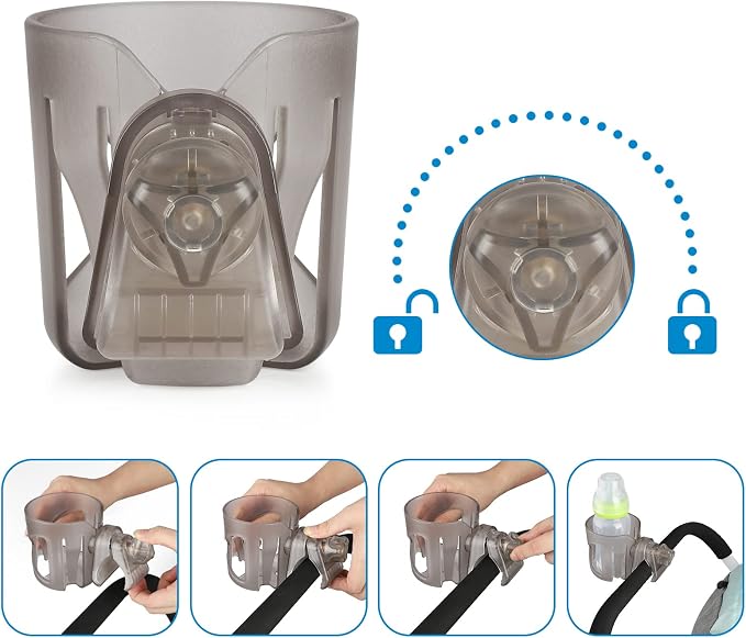Accmor Stroller Cup Holder, Walker Wheelchair Bike Drinks Holder | Universal - Image 4
