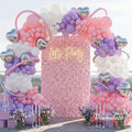 Pink and Purple Balloon Arch Kit by BalloonExpert