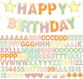 TaoBary 143 Pcs DIY Letter Banner Customizable Happy Birthday Supplies Make by TaoBary