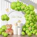 Lime Green Balloons Different Sizes 135pcs 18 12 10 5 Inch Light Green Balloon by YISHEBAPA