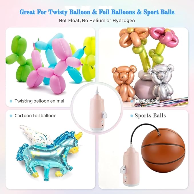 Electric Balloon Pump with Ball Needle, Balloon Inflator - Image 2