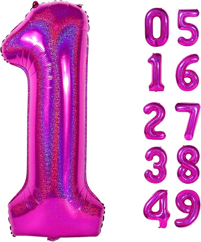 Laser Hot Pink 1 Balloon by IWERP
