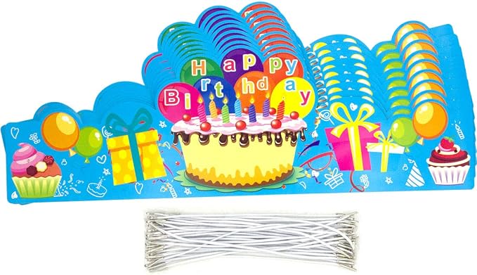 Fancy Land Birthday Crowns for Kids Pack of 30 Classroom Must Haves Pre K | - Image 3