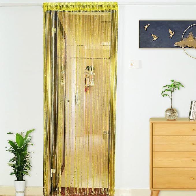 Home Decor Sequin Curtain for Doorway, Door String Curtains, 39x79 inch Hanging - Image 3