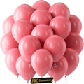 Pro Duralatex Coral Extra-Thick Balloons 120 Pack 10 inch | Pastel Coral Red by Bezente