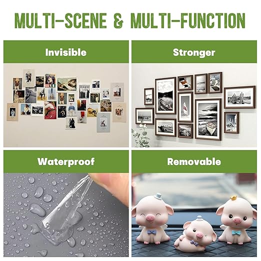 105Pcs Double Sided Adhesive Dots, 0.79" Clear Removable Sticky Adhesive - Image 6