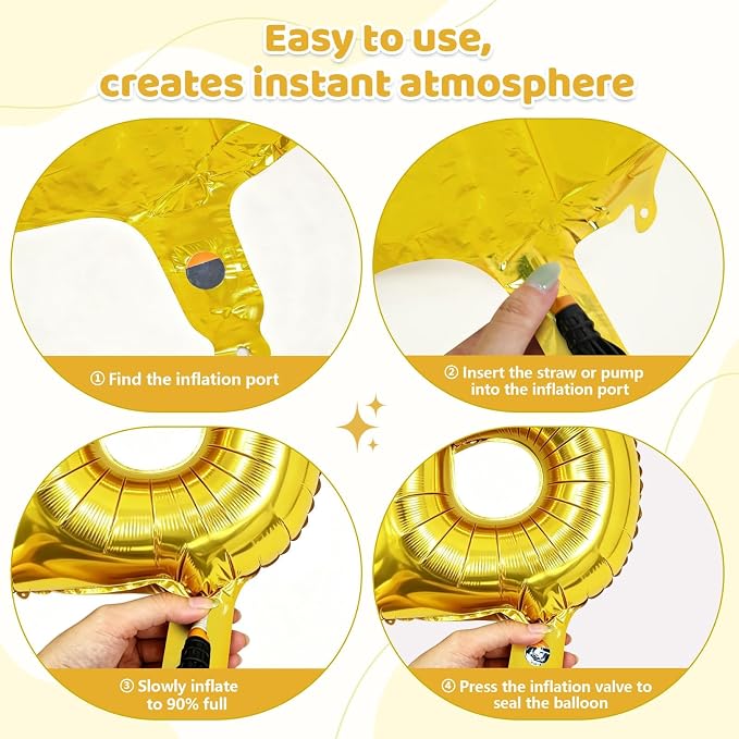 BRIDE Balloons Bachelorette, 40 Inch Foil Mylar, Helium-fillable, - Image 3