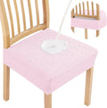 Smiry Waterproof Seat Covers for Dining Room Chairs, No Rear Covers | Stretch by Smiry