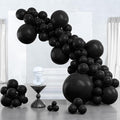 PartyWoo Black Balloons 100pcs Different Sizes of 36 18 12 10 5 Inch | Balloons by PartyWoo