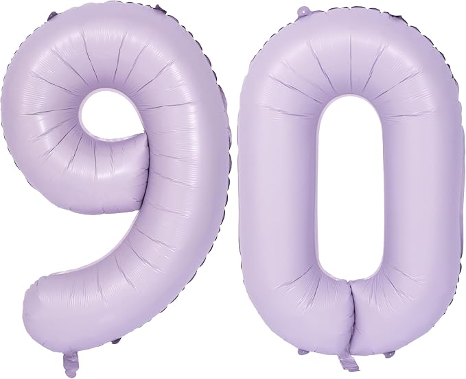 40 In Matte Purple Number Balloons Helium Foil Mylar Balloon Digital 90 | by Exquisitehighqualitypartydecorationstomeetyoureveryneed%EF%BC%81