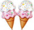 36 Inch Large Ice Cream Balloons Cone Kit, Giant Sweet Pink Ice Cream Sprinkle by Togvu