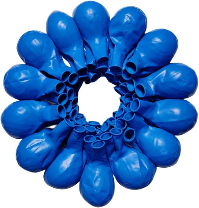 90 Pack Blue Balloons 18 Inch Blue Latex Big Balloons by ZWZLIULIAN