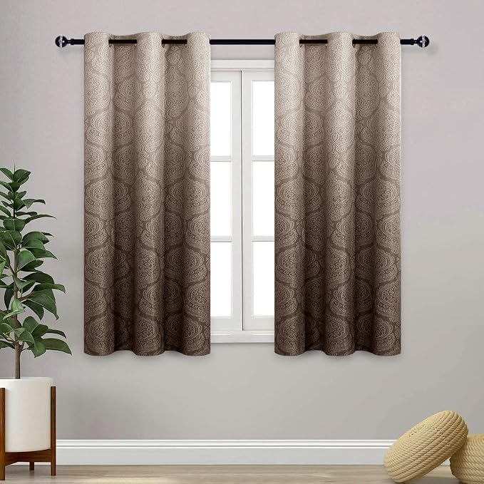 DWCN Ombre Blackout Curtains for Bedroom by DWCN