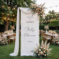 Custom Baby Shower Sign, Fabric Baby Shower Sign, Hello Baby Sign by Custom