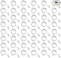 CYLAPEX Pack of 48 Cool White Fairy Lights String Battery Operated Fairy Lights, 3.3ft 20 LEDs Firefly Lights Silver Coated Copper Wire Lights for DIY Decor Christmas Decoration Costume