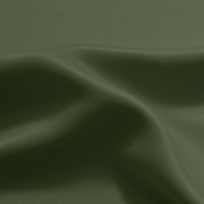 Yakamok Ombre Curtains Sage Green and Greyish White - Image 7