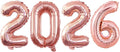 2026 Foil Number Balloons for 2026 New Year Eve Festival Party Supplies by GOER
