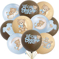 24Pcs Bear Balloons for We Can Beary Wait Baby Shower Decorations 12inch by Unknown