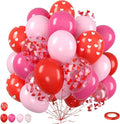 Red and Pink Balloons, Valentine's Day Balloon by Saxuxu