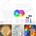 Lighted Half Arch Balloon Stand Kit 8.2FT/6FT Balloon Arch Kit by OurWarm