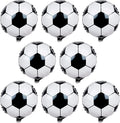 8Pcs Soccer Party Balloons, 18Inch Soccer Foil Balloons Football Shape Mylar by Lingqiang