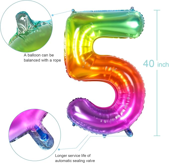 Number Balloon | Number 3 Balloon - Image 5