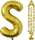 Letter Balloons Gold Party Balloon by United-UnicornsParty