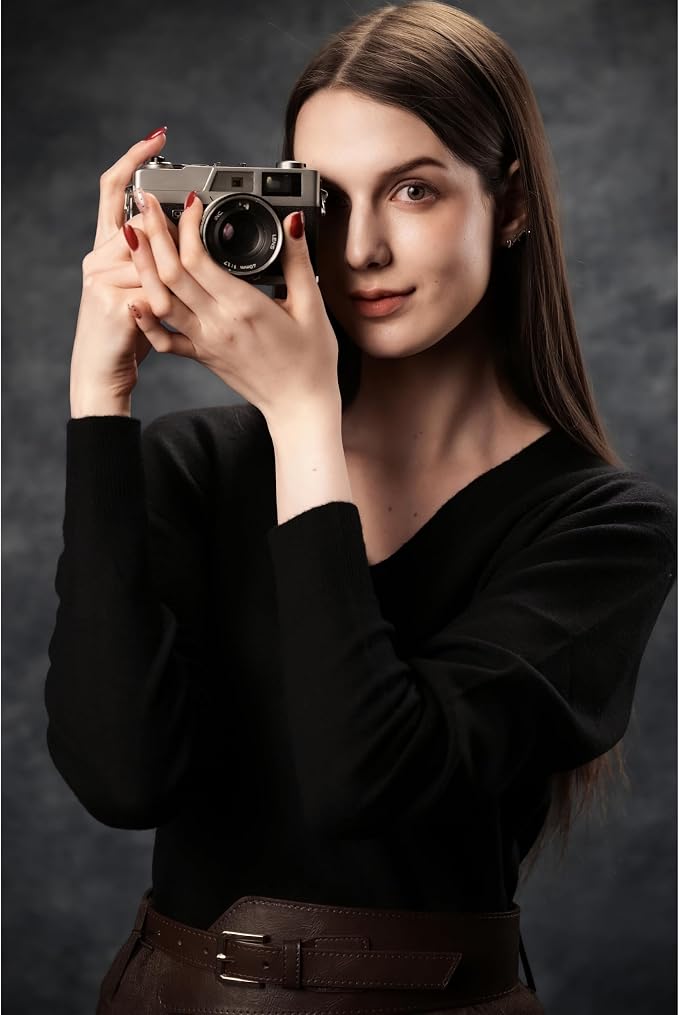 UrcTepics 8×12 ft Grey Fabric Photo Backdrops, Classic Abstract Texture Backdrop - Image 3
