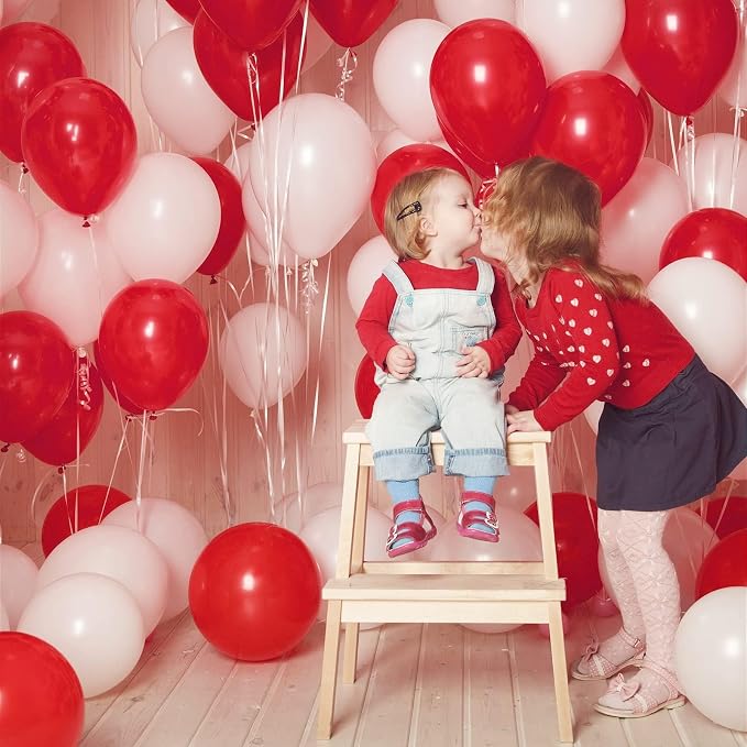 100 Pack Red Balloons 12 inch Red Latex Balloons | Valentines Day, Wedding - Image 4