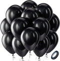 Bezente Black Balloons Latex Party Balloons by Bezente