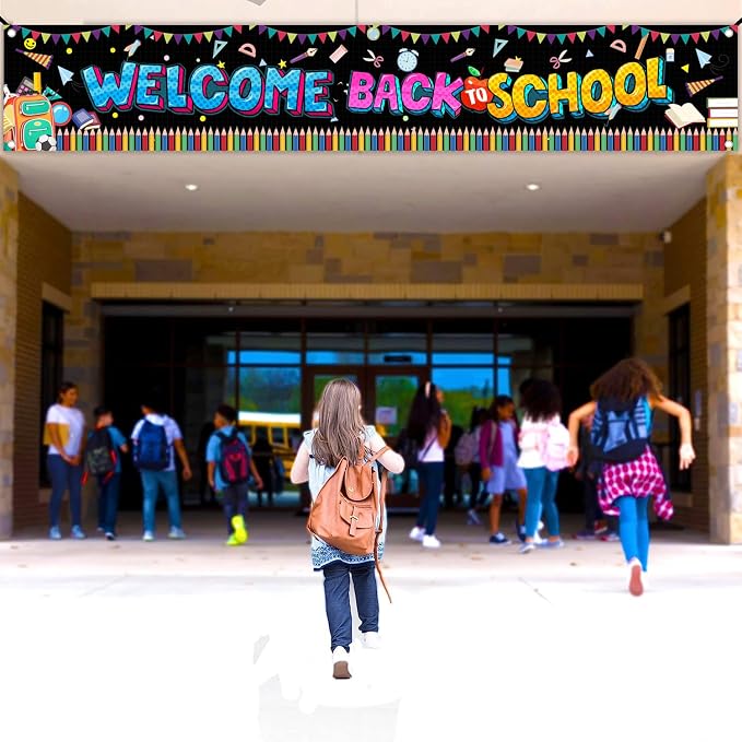 Large Welcome Back to School Banner 120x20 Inch, Back To School Decorations - Image 5