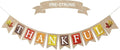 Thankful Burlap Banner, Pre-Strung Thanksgiving Banner Rustic Thanksgiving by Wakeys