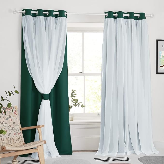 PONY DANCE Blackout Curtains 84 inches Long, 52 by 84 inches | Curtains - Image 2