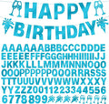 129Pcs Glitter Customizable Banner Kit DIY Custom Letter Banners DIY Boy Happy by MFLUEEWR