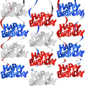 BEISHIDA 12 Pcs Happy Birthday Hanging Swirl Decorations, Men Boys Birthday by Beishida