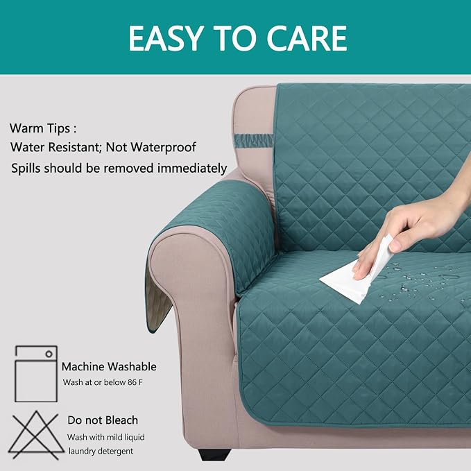 U-NICE HOME Reversible Sofa Cover Couch Cover - Image 5