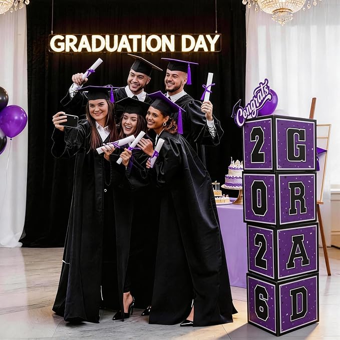 2026 Graduation Decorations, So Proud of You and Class of 2026 Grad Boxes - Image 6