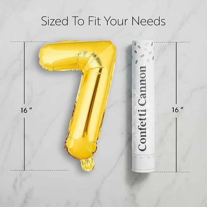 Restaurantware-Balloonify 16 Inch Number Balloon, 1 Digital Party Balloon - Image 2