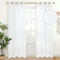 YoungsTex 80 Inch Length White Curtains by YoungsTex
