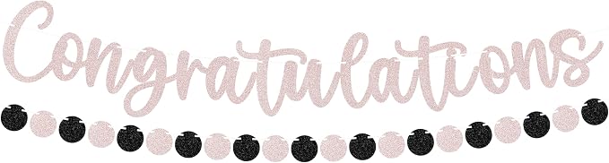 Pre-strung Congratulations Banner by EONNCNT
