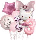 Cartoon Party Balloons, Cute Number 3 Balloon by TiaJaMi