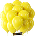 Pro Duralatex Yellow Extra-Thick Balloons 100 Pack 12 inch | Yellow Balloons by Bezente