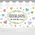 Colorful Good Luck We Will Miss You Backdrop Banner Photography Background by SMENGGIL