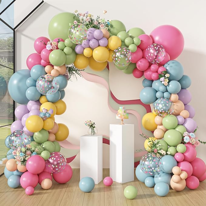 Amandir 153Pcs Flower Balloons Arch Garland Kit Different Sizes | 18 12 10 5in - Image 2