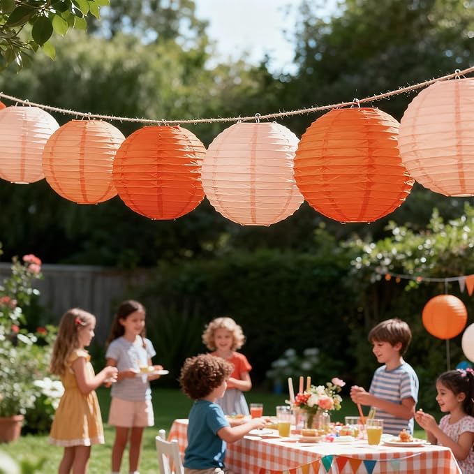 20Pcs Paper Lanterns - Image 2
