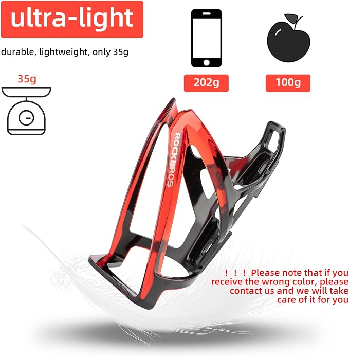ROCKBROS Bike Water Bottle Holder Ultra-Light Bicycle Bottle Cages - Image 4