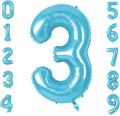 Number 3 Balloons for 3th Birthday Party Decorations, 0-100 Large No.3 Balloons by Joycard