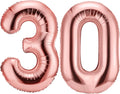 Gejoy 40 Inch Number 30 Balloons Jumbo 30 Foil Giant Number 30 Balloons by Unknown